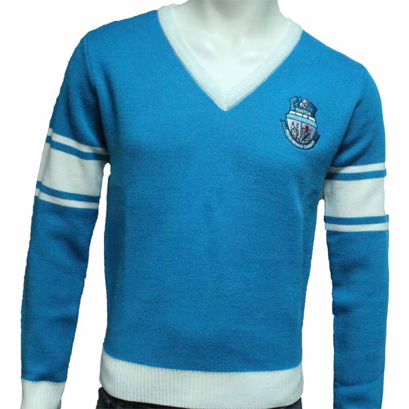 Teenagers knitted sweater, cardigan uniform for middle school