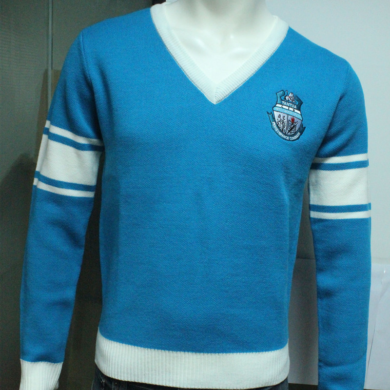 Teenagers knitted sweater, cardigan uniform for middle school