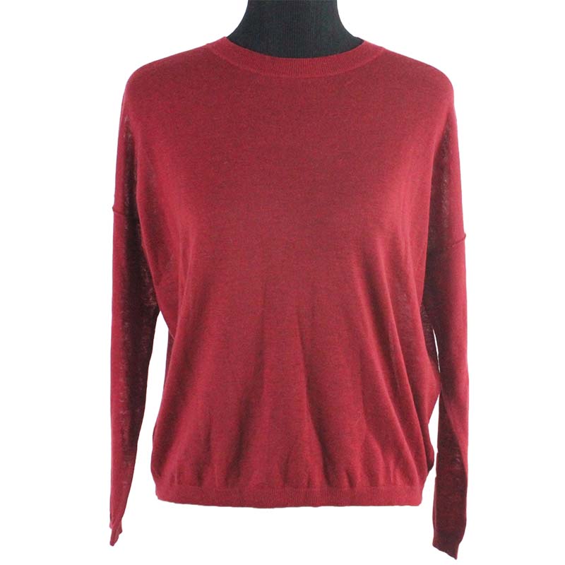 Women's cashmere 16GG extremely light pullover knitted sweater
