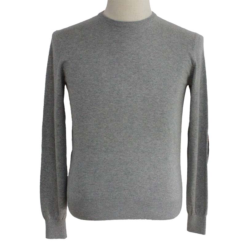 Men's Cashmere Blend Sweater, Crew Neck Long Sleeve Classic Pullover