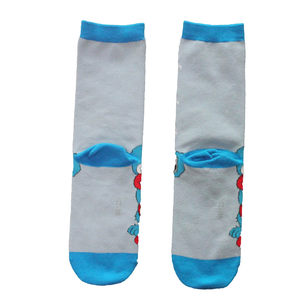 Women's elastic cotton sesame street socks