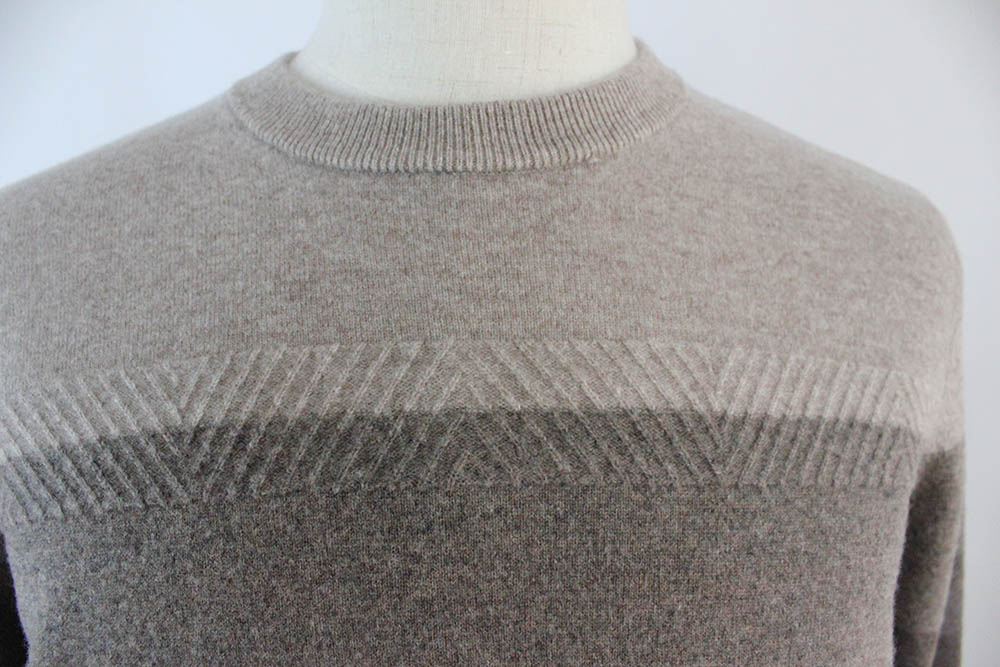 Men's Pure Cashmere Crew Neck Sweater