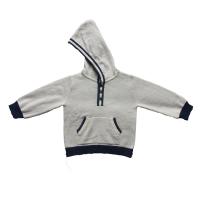 Baby's Organic Cotton hooded Sweater, pocket pullover