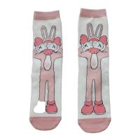 Women's elastic cotton rabbit jacquard pattern socks